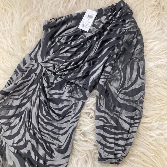 IRO Nimas one-sleeve draped devoré-velvet mini dress - Picture 6 of 15